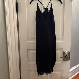 ASTR the label cocktail dress, navy, XS